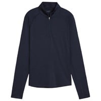 Puma Women's You-V 1/4 Zip Golf Pullover, Navy