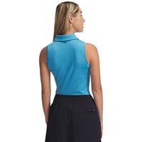 Under Armour Women's Playoff Sleeveless Golf Polo, Blue