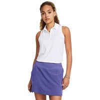Under Armour Women's Playoff Sleeveless Golf Polo, White