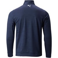 Puma Men's Cloudspun Colorblock 1/4 Zip Golf Pullover, Navy