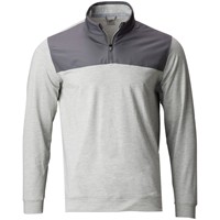 Puma Men's Cloudspun Colorblock 1/4 Zip Golf Pullover, White