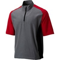 Callaway Men's Water Resistant 1/2 Zip Golf Wind Jacket, Red