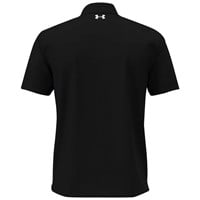 Under Armour Men's Chest Striped Playoff 3.0 Golf Polo, Black/Black