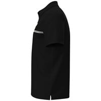 Under Armour Men's Chest Striped Playoff 3.0 Golf Polo, Black/Black