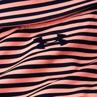 Under Armour Men's Chest Striped Playoff 3.0 Golf Polo, Navy/Orange