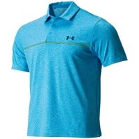 Under Armour Men's Chest Striped Playoff 3.0 Golf Polo, Turquoise