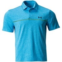Under Armour Men's Chest Striped Playoff 3.0 Golf Polo, Turquoise