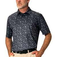 TGW Men's Happy Hour Print Golf Polo