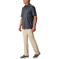 TGW Men's Happy Hour Print Golf Polo, Charcoal