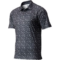 TGW Men's Happy Hour Print Golf Polo, Charcoal