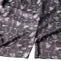 TGW Men's Happy Hour Print Golf Polo, Charcoal