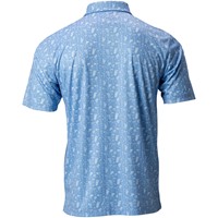 TGW Men's Happy Hour Print Golf Polo, Light Blue