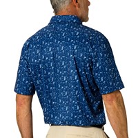TGW Men's Happy Hour Print Golf Polo, Navy