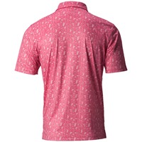 TGW Men's Happy Hour Print Golf Polo, Pink