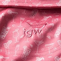 TGW Men's Happy Hour Print Golf Polo, Pink