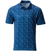 TGW Men's Happy Hour Print Golf Polo, Navy