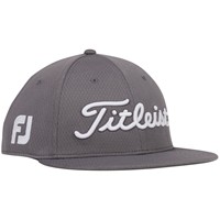 Titleist Tour Elite Flat Bill Golf Hat, Charcoal/White