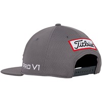Titleist Tour Elite Flat Bill Golf Hat, Charcoal/White