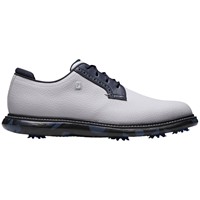 FootJoy Men's Traditions Blucher Golf Shoes, White/Navy