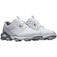 FootJoy Men's Tour Alpha Golf Shoes - Discontinued Style, White/Silver