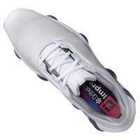 FootJoy Men's Tour Alpha Golf Shoes - Discontinued Style, White/Silver