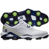 FootJoy Men's Tour Alpha Golf Shoes - Discontinued Style, White/Navy