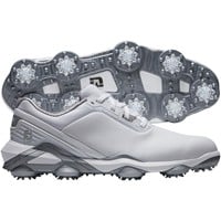 FootJoy Men's Tour Alpha Golf Shoes - Discontinued Style, White/Silver