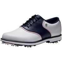 FootJoy Women's Premiere Series Bel Air Golf Shoes - Previous Season Style, White/Navy