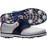 FootJoy Women's Premiere Series Bel Air Golf Shoes - Previous Season Style, White/Navy