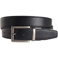 NIKE Men's Reversible Croco to Smooth Golf Belt, Black/Black