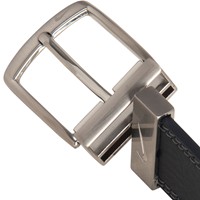 NIKE Men's Double Row Stitched Reversible Golf Belt, Black/Brown