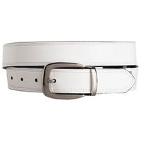 NIKE Women's Reversible Antique to Smooth Golf Belt, Black/White