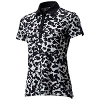 Dunning Women's Stella Jersey Performance Golf Polo, Black