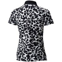 Dunning Women's Stella Jersey Performance Golf Polo, Black