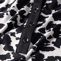 Dunning Women's Stella Jersey Performance Golf Polo, Black