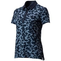 Dunning Women's Stella Jersey Performance Golf Polo, Dark Blue