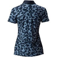 Dunning Women's Stella Jersey Performance Golf Polo, Dark Blue