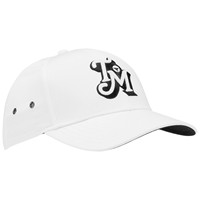 TaylorMade Lifestyle Metal Eyelet Flatbill Adjustable Golf Hat, White