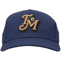 TaylorMade Lifestyle Metal Eyelet Flatbill Adjustable Golf Hat, Navy