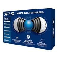 TaylorMade 2024 TP5 Golf Ball, White
