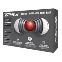 TaylorMade 2024 TP5x Golf Ball, White