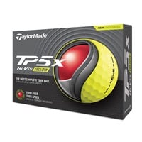 TaylorMade 2024 TP5x Golf Ball, Yellow