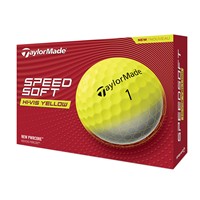 TaylorMade SpeedSoft Golf Balls, Yellow