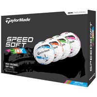 TaylorMade 2025 SpeedSoft Ink Golf Balls, Multi