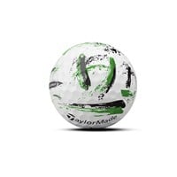 TaylorMade 2025 SpeedSoft Ink Golf Balls, White/Green