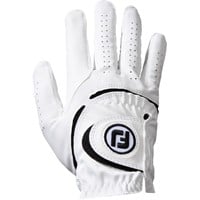 FootJoy Men's 2024 WeatherSof 2pk Golf Gloves, White/Black