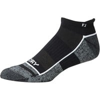 FootJoy Men's ProDry Performance Roll Tab 2 Pack Golf Socks, Black