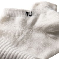 FootJoy Women's ProDry Performance Lightweight Roll Tab Golf Socks, White