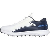 Skechers Men's Max 3 Golf Shoes, White/Navy