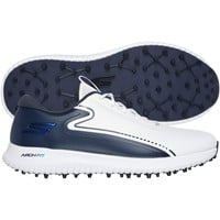 Skechers Men's Max 3 Golf Shoes, White/Navy